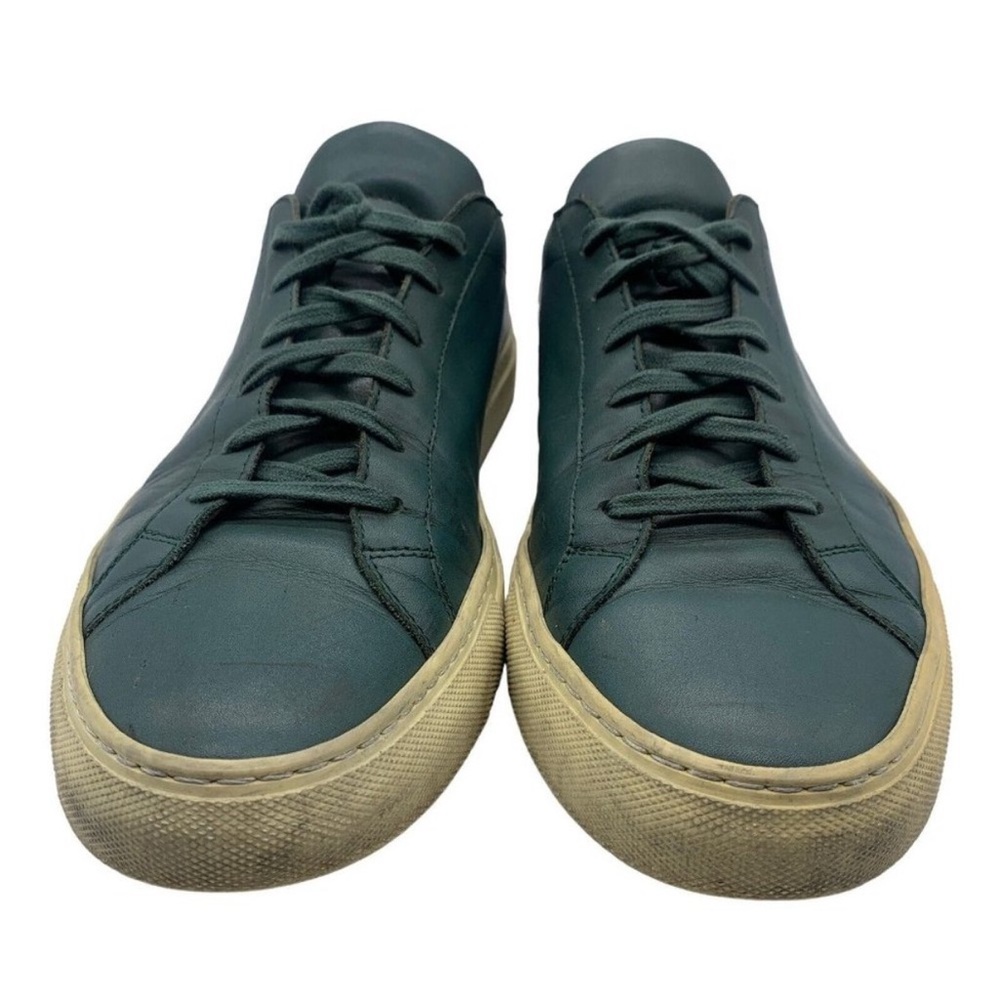 Common Projects Original Achilles Low Top Sneakers Green Men’s Sz 45 US 12